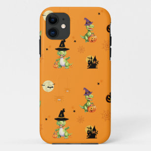 Schattigee Dinosaurus spelen pompoen truc om hallo Case-Mate iPhone Case