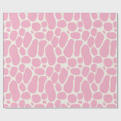 Schattigee Dinosaurus Spots Meisje Baby shower Cadeaupapier (Vlak)