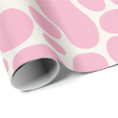 Schattigee Dinosaurus Spots Meisje Baby shower Cadeaupapier (Rol Hoek)