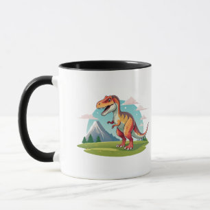 Schattigee  dinosaurus T Rex met Mountain Mok