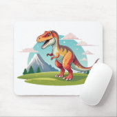 Schattigee  dinosaurus T Rex met Mountain Mousepad Muismat (Met muis)
