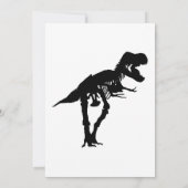 Schattigee Dinosaurus T-Rex thema Jura wereld Kaart (Achterkant)