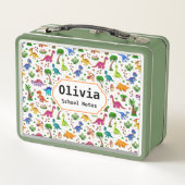 Schattigee dinosaurus terug naar school (Achterkant)