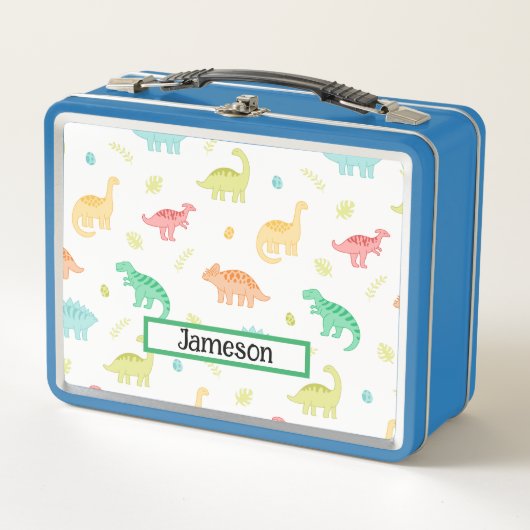 Schattigee Dinosaurus-thema patroonnaam (Voorkant)