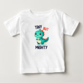 Schattigee dinosaurus "Tiny but Mighty" (Voorkant)