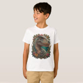 Schattigee dinosaurus trex t-shirt (Voorkant volledig)