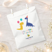 Schattigee Dinosaurus Verjaardag Bedankt voor Stom Bedankzakje (Geknipt)