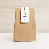 Schattigee Dinosaurus Verjaardag Gift Labels Cadeaulabel
