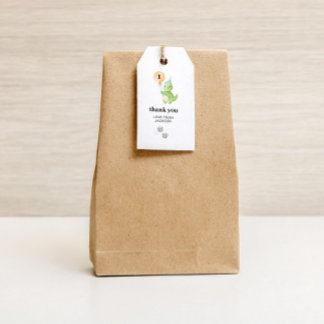 Schattigee Dinosaurus Verjaardag Gift Labels Cadeaulabel