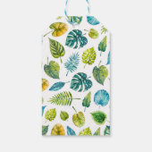 Schattigee Dinosaurus Verjaardagsfeest Dank u Labe Cadeaulabel (Achterkant)