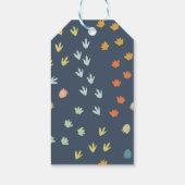 Schattigee Dinosaurus Verjaardagsfeestje Favor Tag Cadeaulabel (Achterkant)