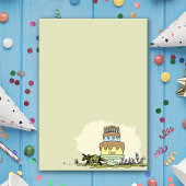 Schattigee Dinosaurus Vijf-A-Saurus 5e Verjaardags Kaart