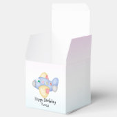 Schattigee dinosaurus vliegtuig Student kinderen V Bedankdoosjes (Geopend)