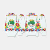 Schattigee Dinosaurus vuilniswagen ballon verjaard Bedankdoosjes (Uitgevouwen)