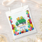 Schattigee Dinosaurus vuilniswagen ballon verjaard Bedankzakje (Geknipt)