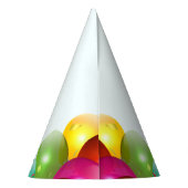 Schattigee Dinosaurus vuilniswagen ballon verjaard Feesthoedjes (Achterkant)