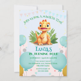 Schattigee dinosaurus wilde oerwoud dierentuin Ver Kaart