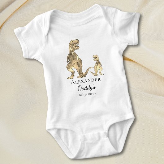 Schattigee dinosauruscitaat gepersonaliseerd romper