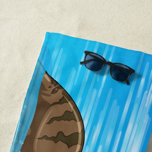 Schattigee Dinosaurussen aangepaste naam strandlak Strandlaken (In situ)