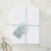 Schattigee Dinosaurussen Baby shower Favor Gift La Cadeaulabel (Met Touw)