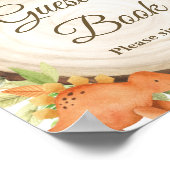 Schattigee Dinosaurussen Baby shower Verjaardag Ga Poster (Hoek)