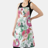 Schattigee dinosaurussen  bloemmotief schort (Insitu)