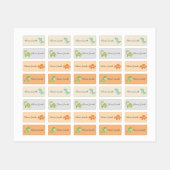 Schattigee Dinosaurussen Day Care Pre-School Kledi Labels (Vel)