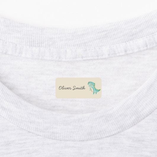 Schattigee Dinosaurussen Day Care Pre-School Kledi Labels (Aangebracht)