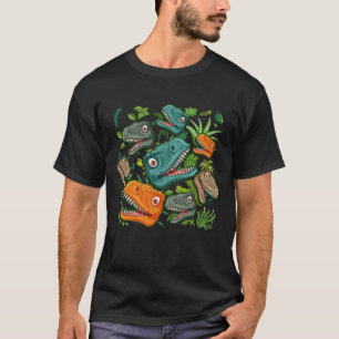 Schattigee Dinosaurussen Dino Collectie Kinder T-R T-shirt