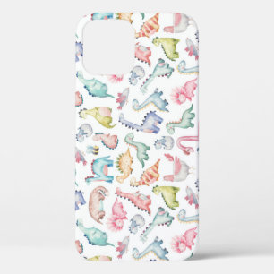 Schattigee dinosaurussen, het waterverf-patroon va Case-Mate iPhone case