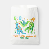 Schattigee Dinosaurussen Jurassic Boy's Birthday B Bedankzakje (Voorkant)