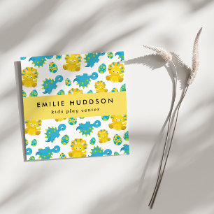 Schattigee dinosaurussen, Kinder Play Center, Acti Vierkante Visitekaartje