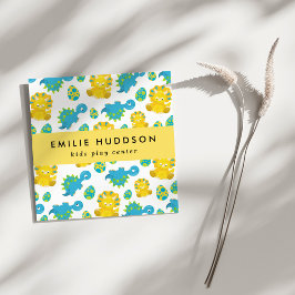 Schattigee dinosaurussen, Kinder Play Center, Acti Vierkante Visitekaartje