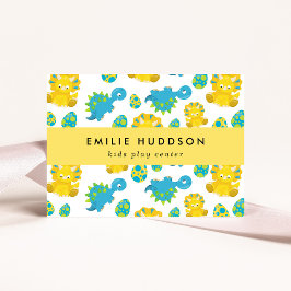 Schattigee dinosaurussen, Kinder Play Center, Acti Visitekaartje
