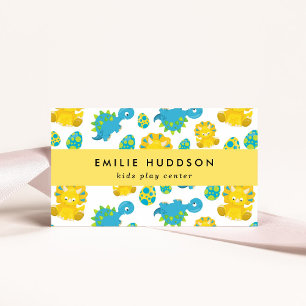 Schattigee dinosaurussen, Kinder Play Center, Acti Visitekaartje