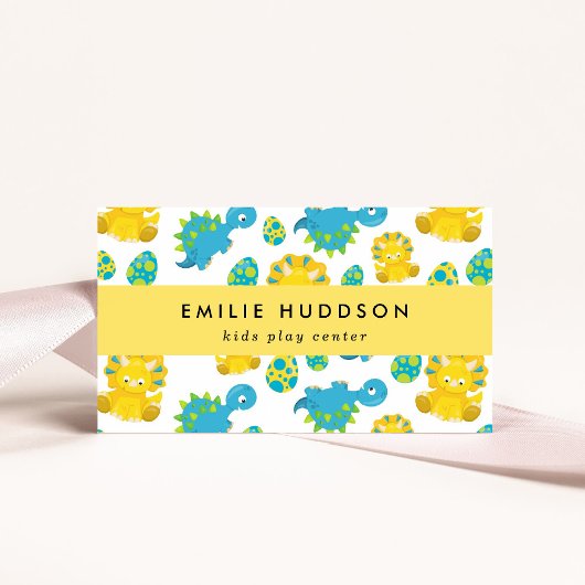 Schattigee dinosaurussen, Kinder Play Center, Acti Visitekaartje