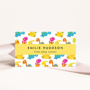 Schattigee dinosaurussen, Kinder Play Center, Acti Visitekaartje