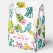 Schattigee Dinosaurussen Meisje Verjaardag Favorie Bedankdoosjes (Geopend)