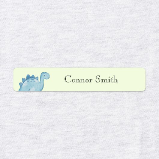 Schattigee Dinosaurussen School Day Care Naam Kled Labels (Design 2)