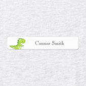 Schattigee Dinosaurussen School Day Care Naam Kled Labels (Design 1)