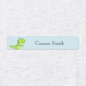 Schattigee Dinosaurussen School Day Care Naam Kled Labels (Design 1)