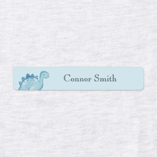 Schattigee Dinosaurussen School Day Care Naam Kled Labels (Design 2)