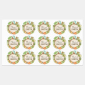 Schattigee dinosaurussen schoolfles lunchbox label (Vel)