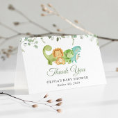 Schattigee dinosaurussen, T-Rex, Jurassic, Baby sh Bedankkaart