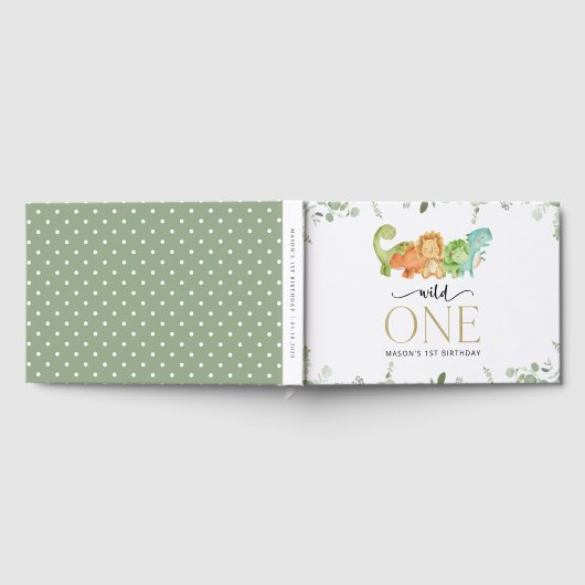 Schattigee dinosaurussen, T-Rex, Jurassic, Eerste  Gastenboek (Volledig)