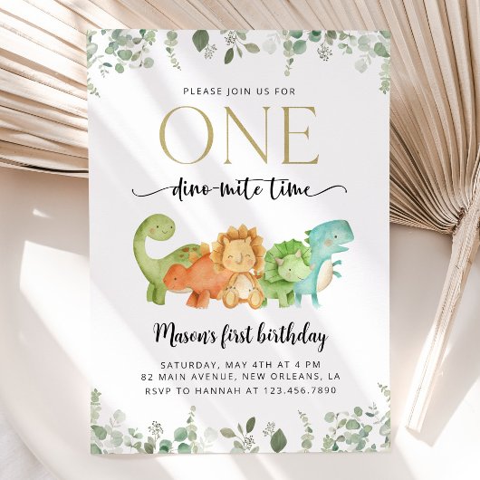 Schattigee dinosaurussen, T-Rex, Jurassic, Eerste  Kaart