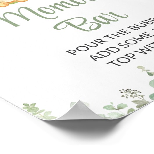 Schattigee Dinosaurussen, T-Rex, Jurassic, Momosa  Poster (Hoek)