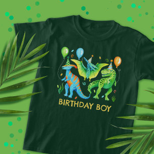 Schattigee Dinosaurussen Verjaardag Jongen T rex T-shirt