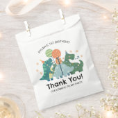 Schattigee Dinosaurussen Verjaardagsfeestje Dank u Bedankzakje (Geknipt)