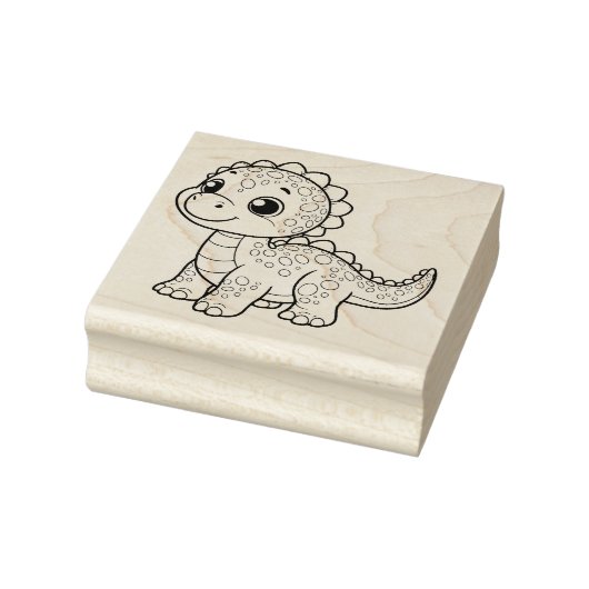 Schattigee dinosaurusstempel rubberstempel (Stempel)